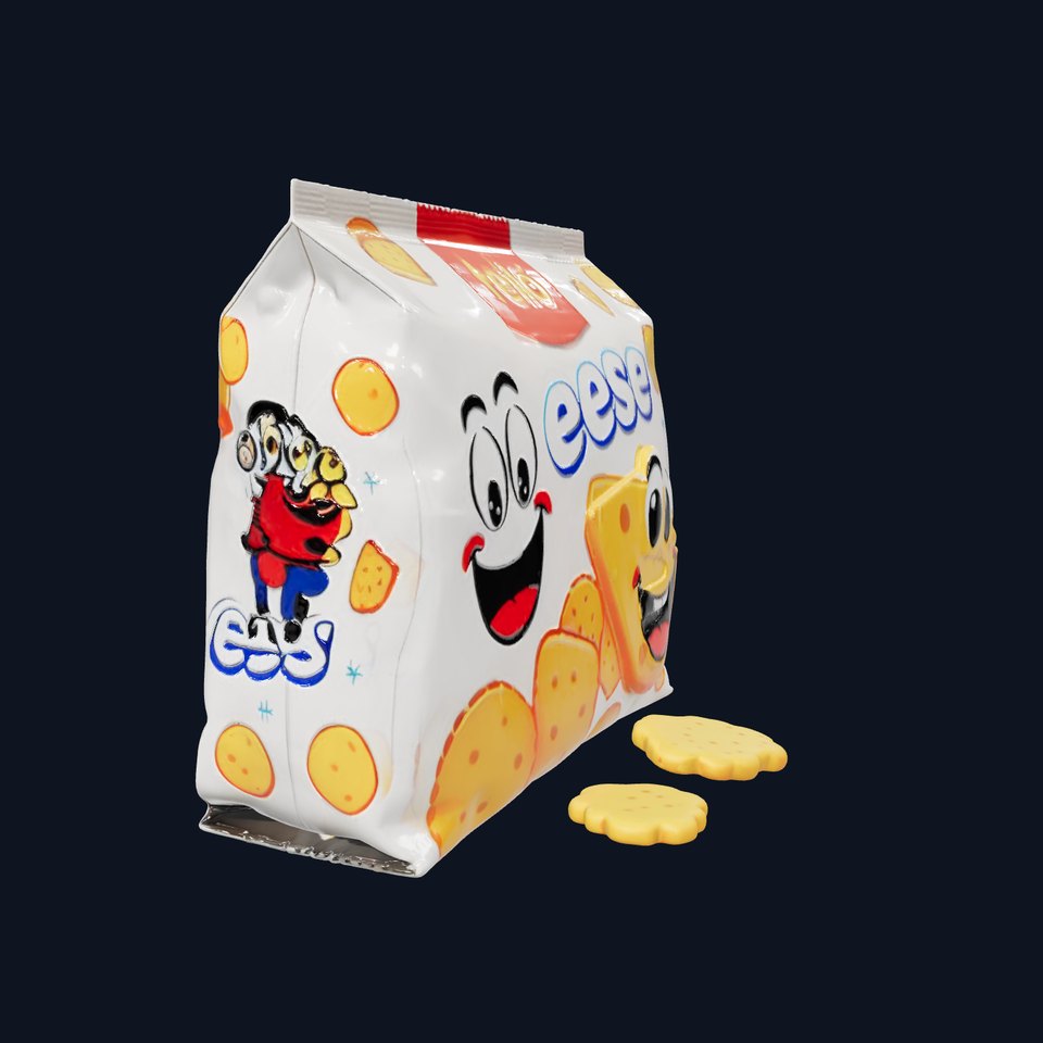 Cheese Snack Pack model pack