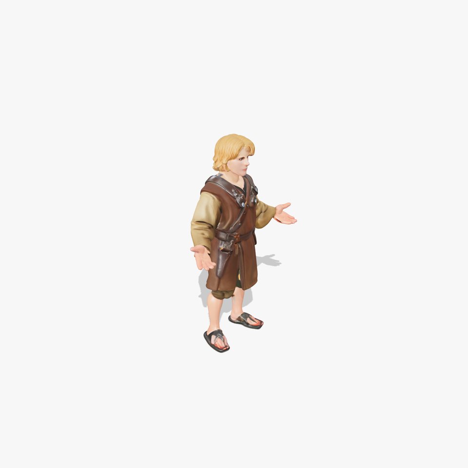 Medieval Young Adventurer Rigged and Animated Character Model