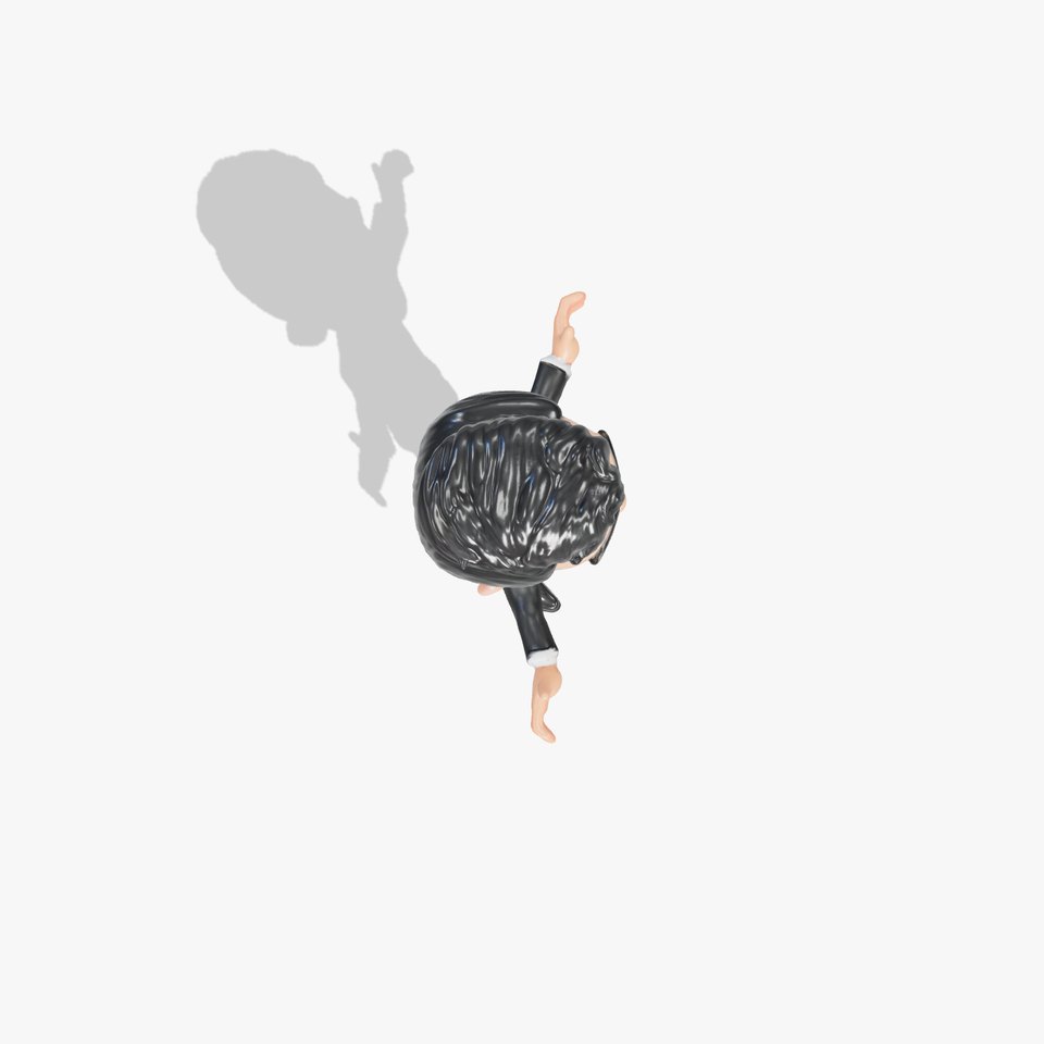 Businessman Character Model Rigged and Animated