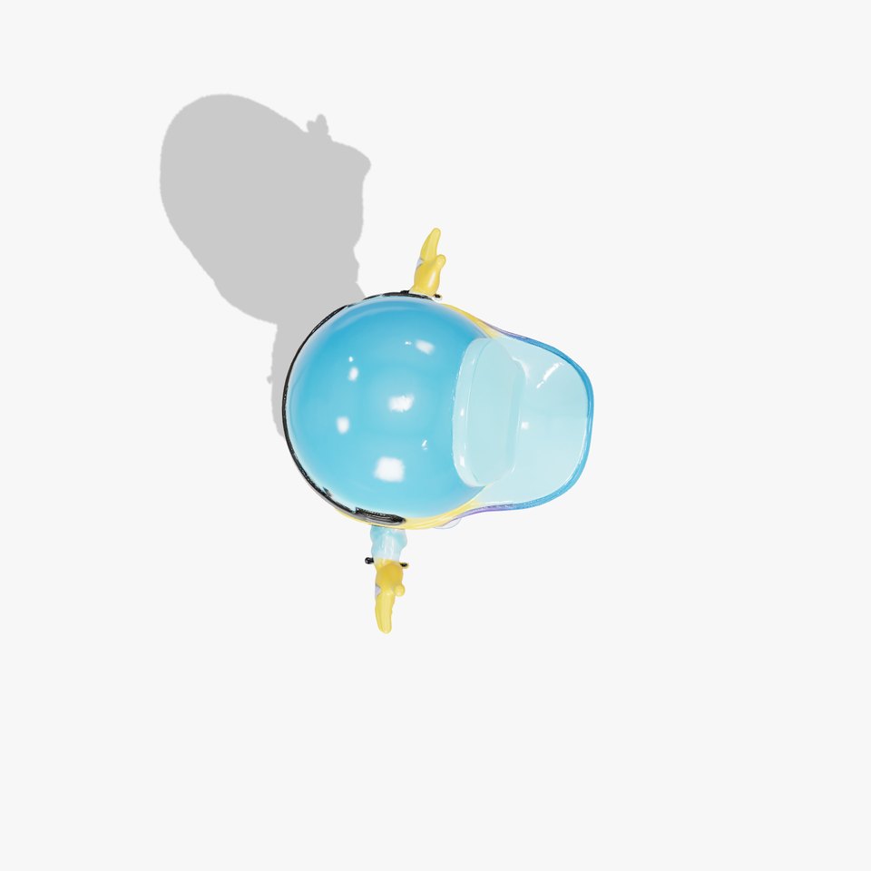 Cartoon Hero Character Model Rigged and Animated