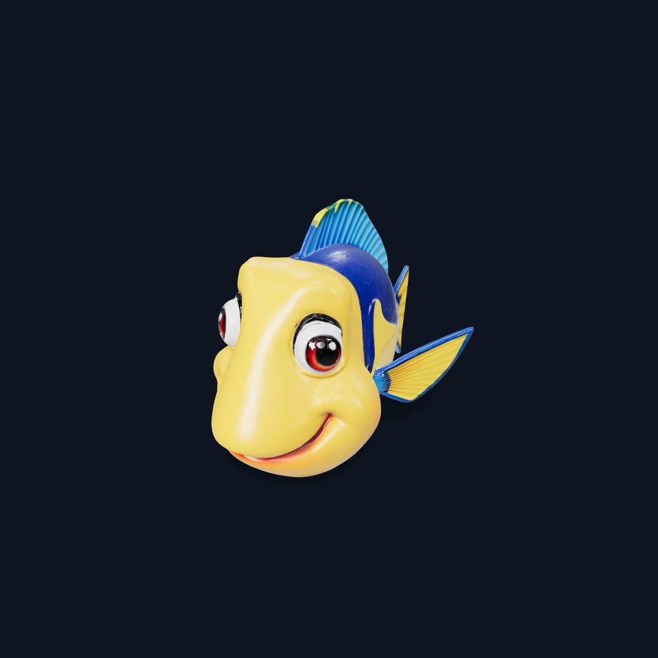 Animated Tropical Fish Model Pack with Vibrant Colors
