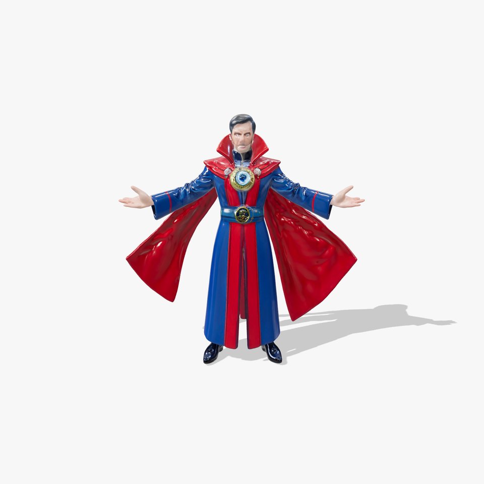 Mystic Sorcerer Rigged and Animated D Character Model viewer poster