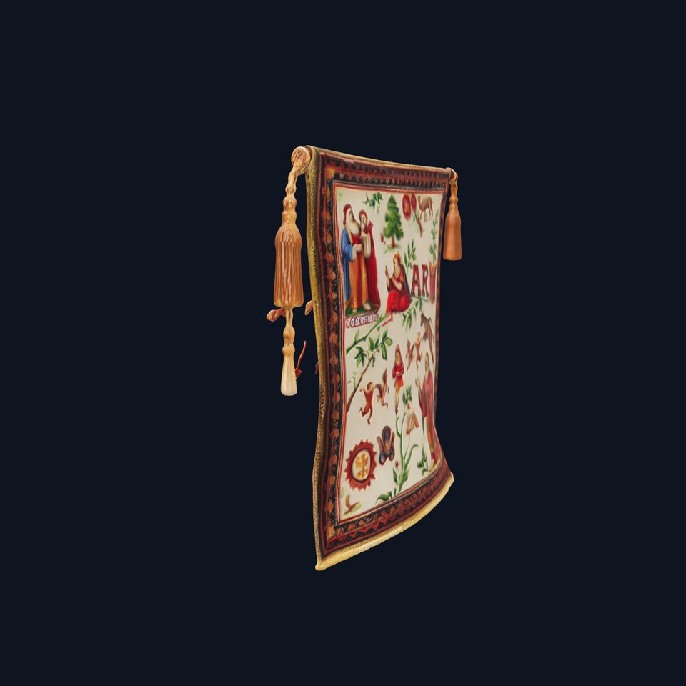Medieval Tapestry Art Model Pack viewer poster