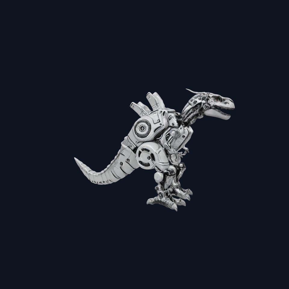 Mecha Dinosaur Robot Model Pack