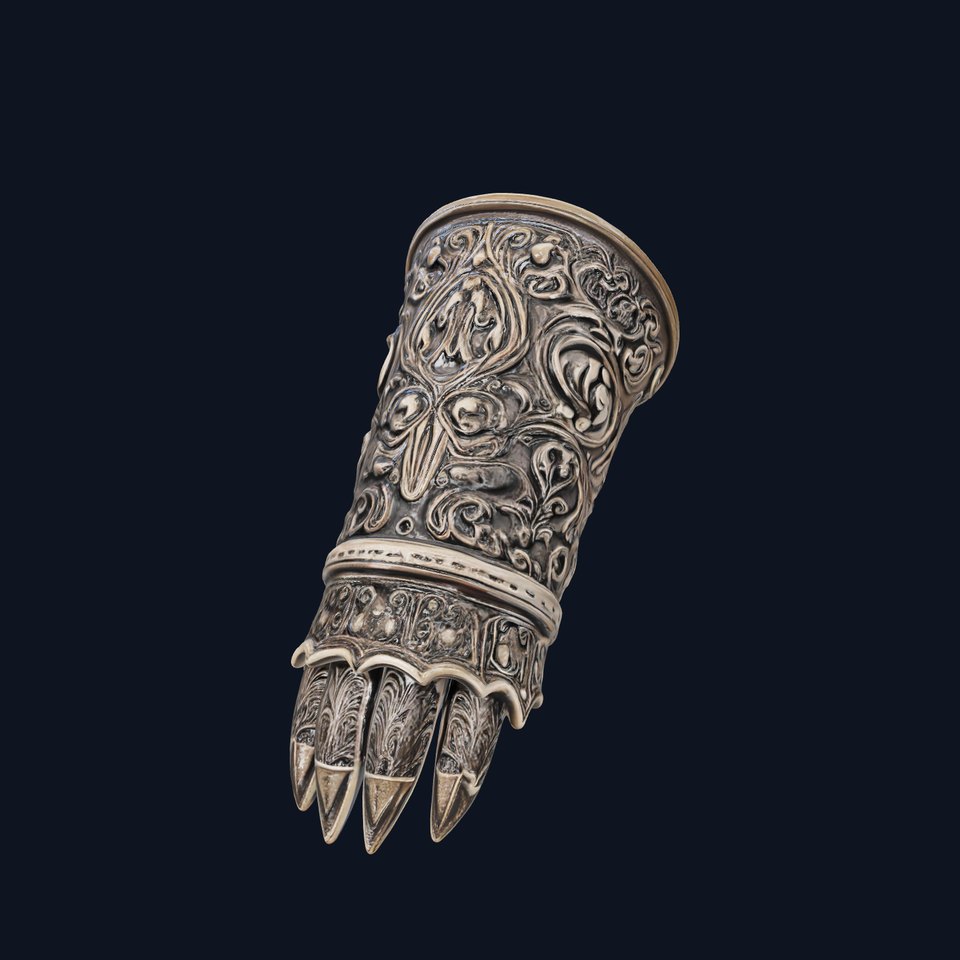 Ornate Medieval Armguard Model Pack