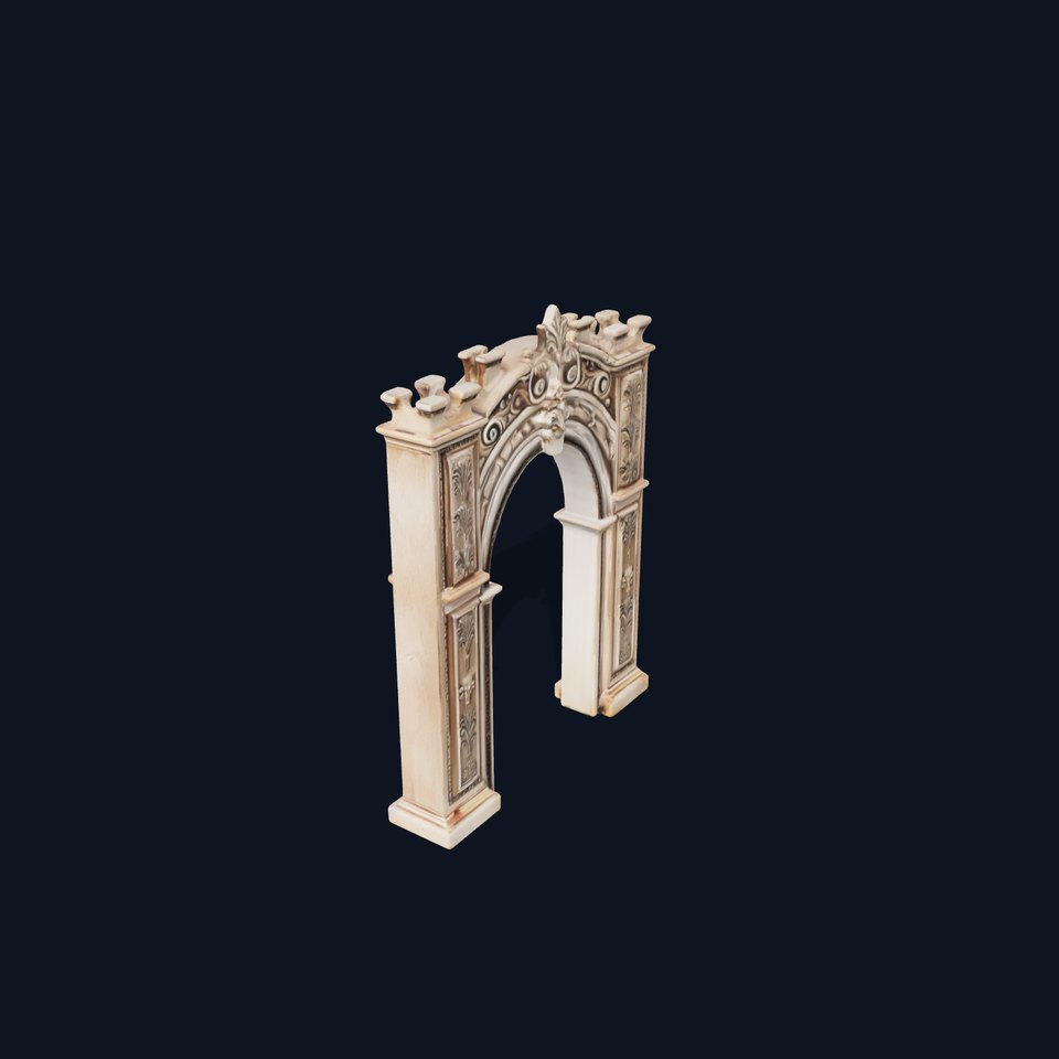 Ornate Archway Model Pack with Decorative Detailing
