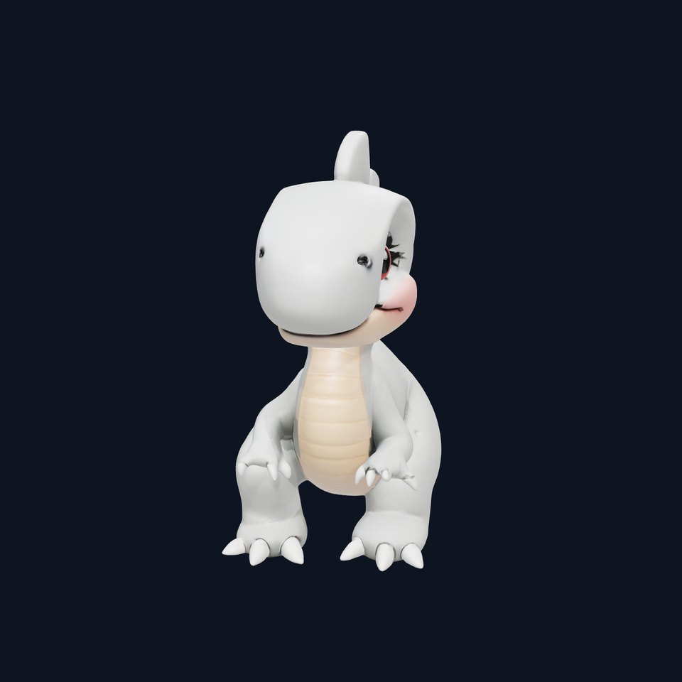 Cartoon Dinosaur Model Pack for Games and Animation