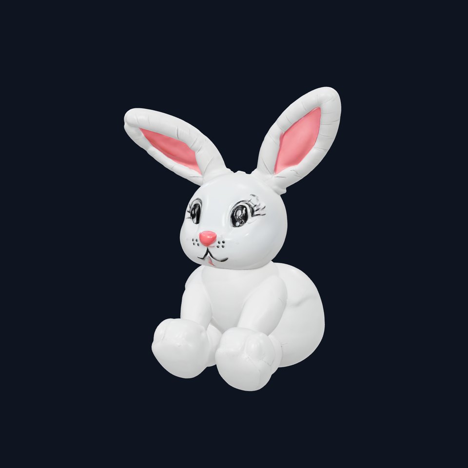 Inflatable Bunny Toy D Model Pack