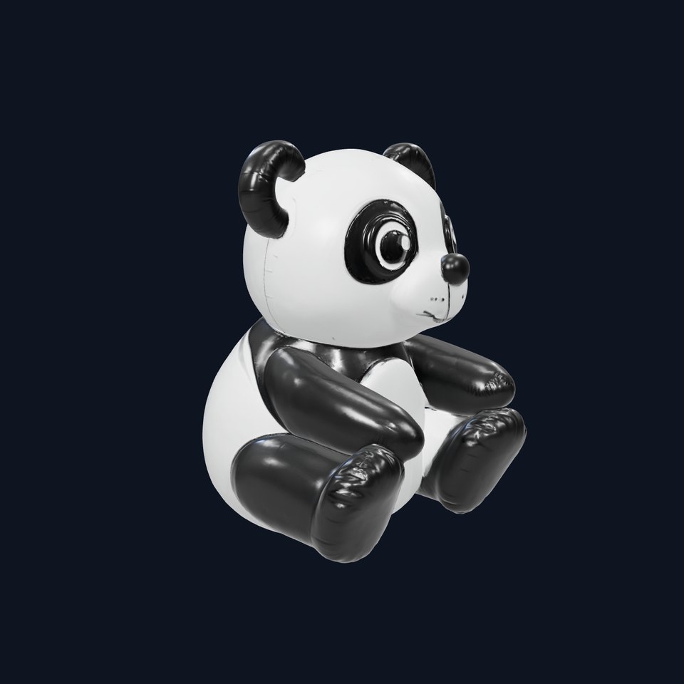 Inflatable Panda Bear Toy Model Pack