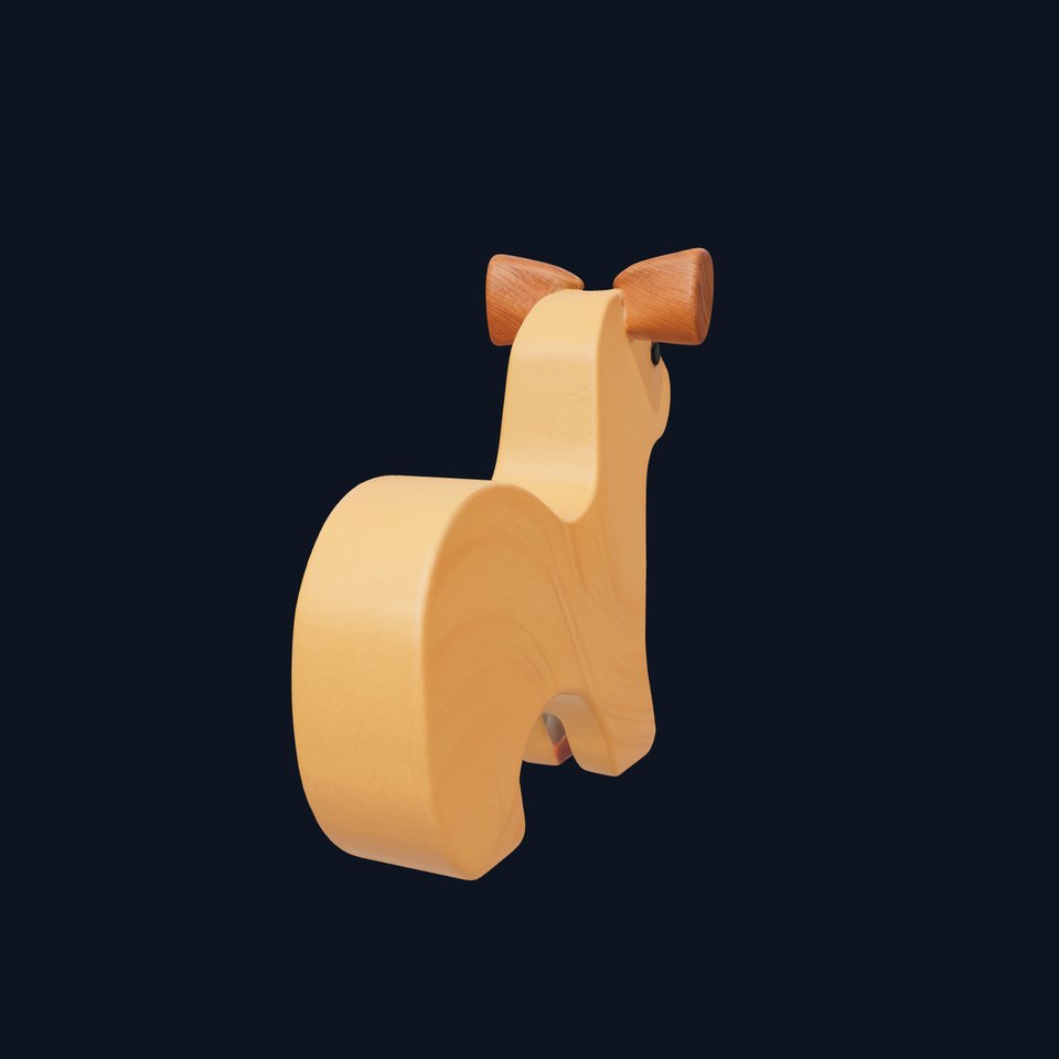 Wooden Animal Figure Model Pack viewer poster