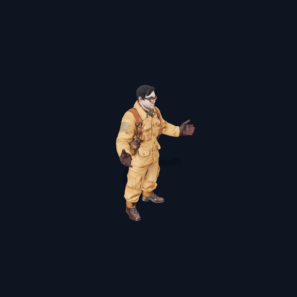 Adventurer Character Model Rigged and Animated