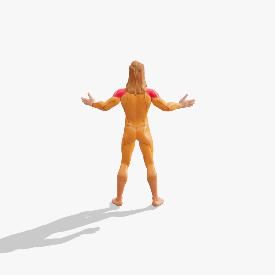 Surfing Champion Character Rigged and Animated for D Applications viewer poster