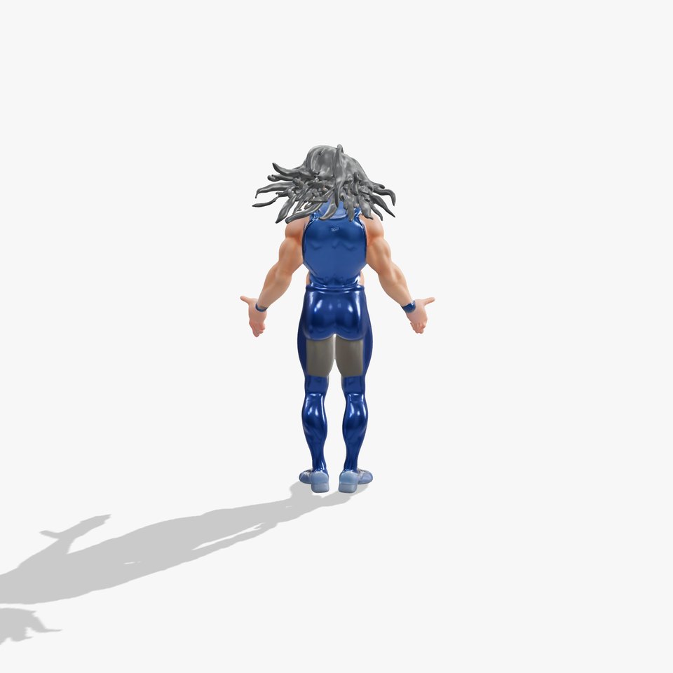 Athletic Runner Character Model Rigged and Animated for Games