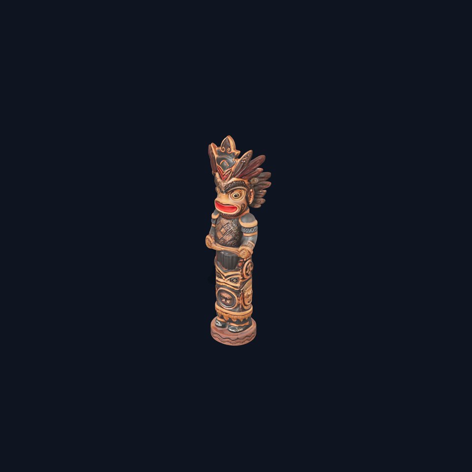 Tribal Totem Statue Model Pack