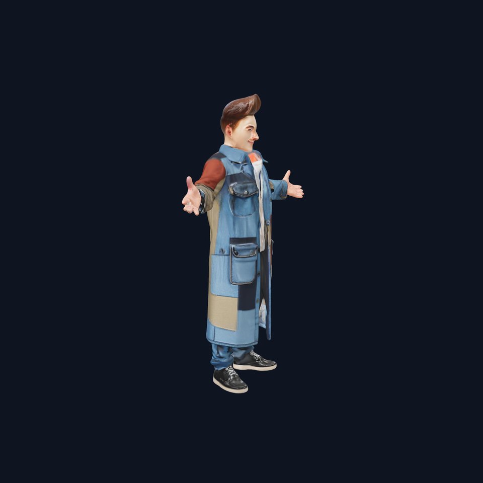 Stylish Teen Rigged and Animated D Character Model