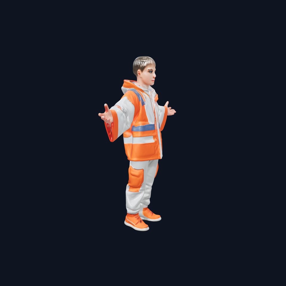 Urban Explorer Rigged and Animated D Character Model