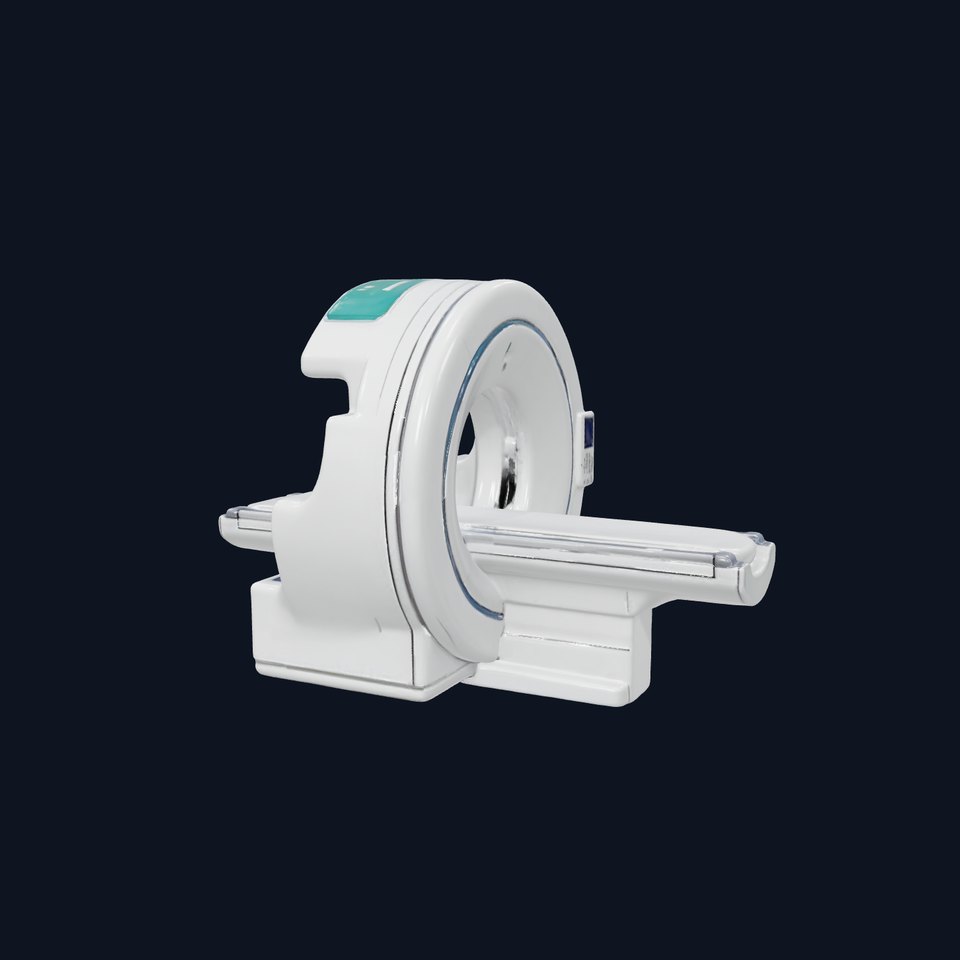Advanced MRI Scanner Model Pack with Realistic Features
