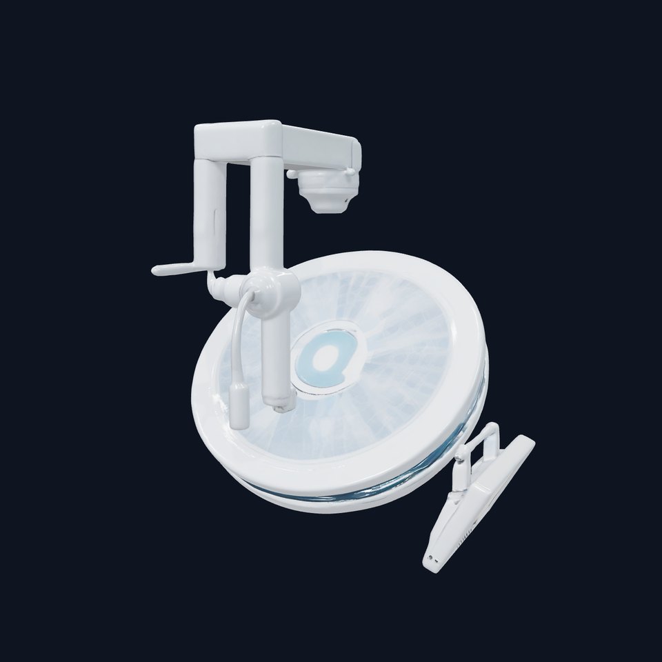 Surgical LED Light with Monitor model pack