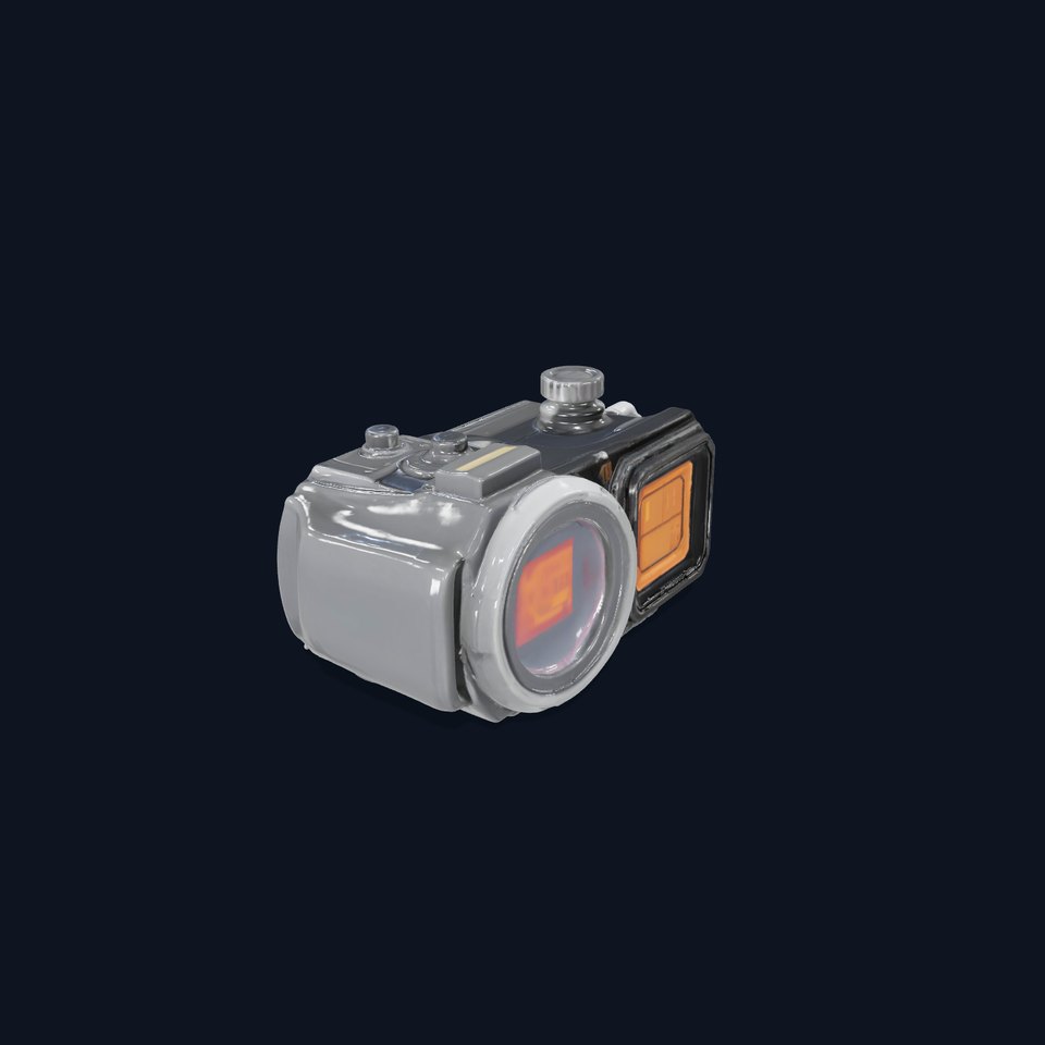 Futuristic Camera Gadget model pack with high detail
