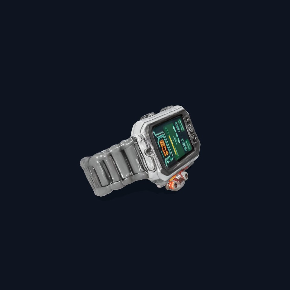 Futuristic Digital Watch Model Pack