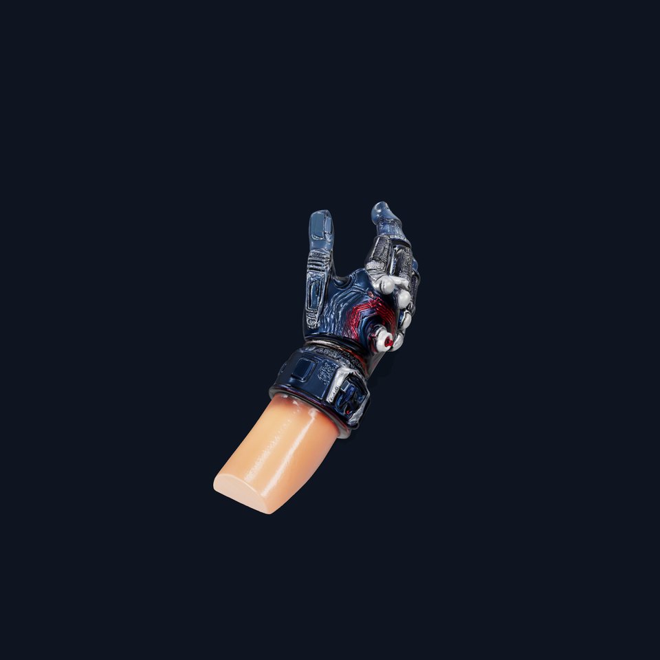 Futuristic Robotic Glove Model Pack with Advanced Design