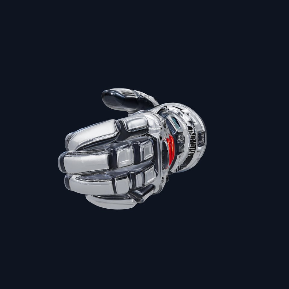 Futuristic Robotic Hand Model Pack