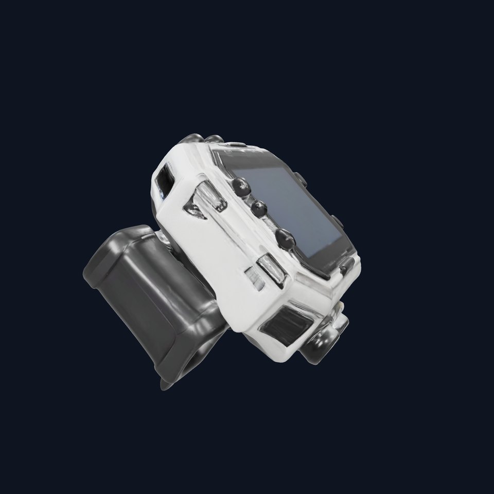 Futuristic Digital Watch model pack