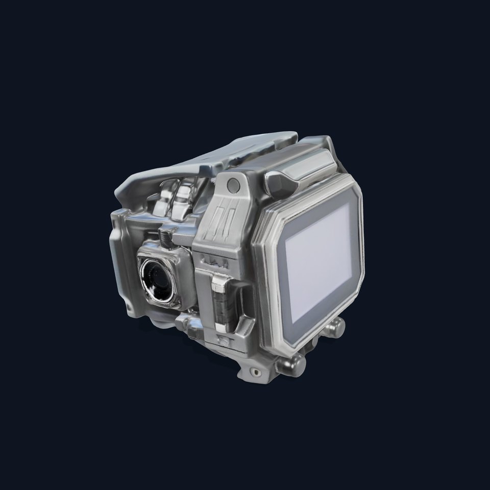 Futuristic Wristwatch Gadget Model Pack with Screen and Controls viewer poster