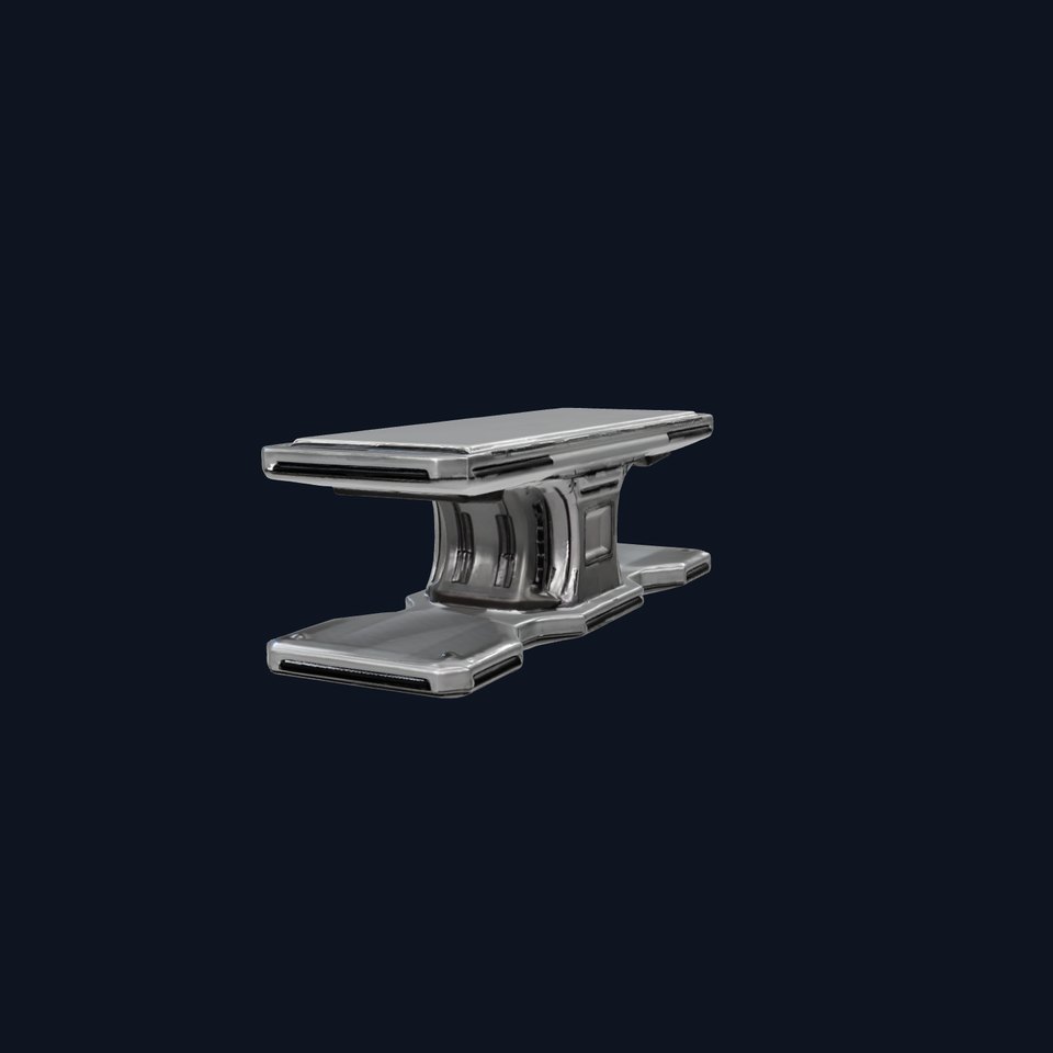 Futuristic Control Console model pack with hightech features