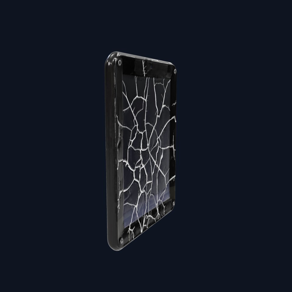 Cracked Screen Tablet Model Pack