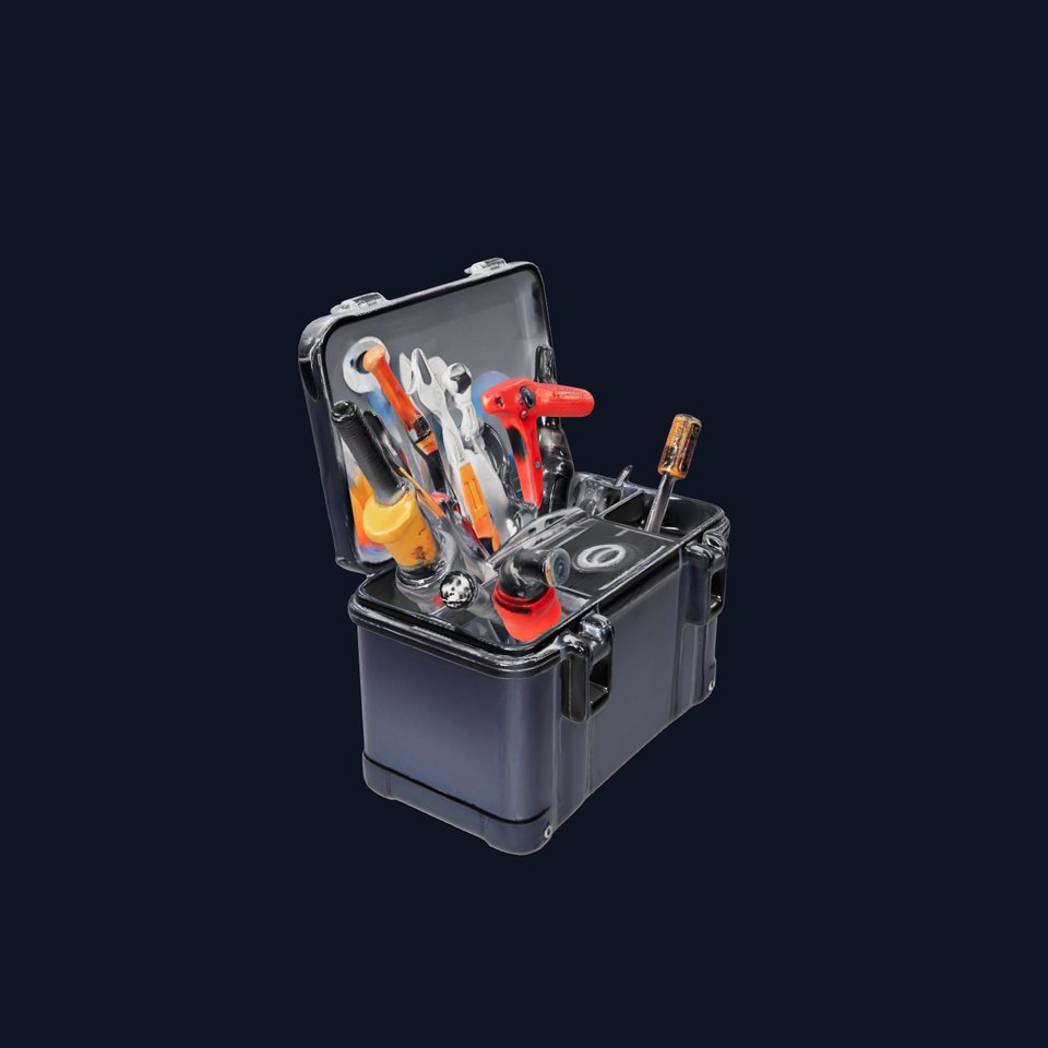 Comprehensive Toolset Model Pack for Production and Game Engines