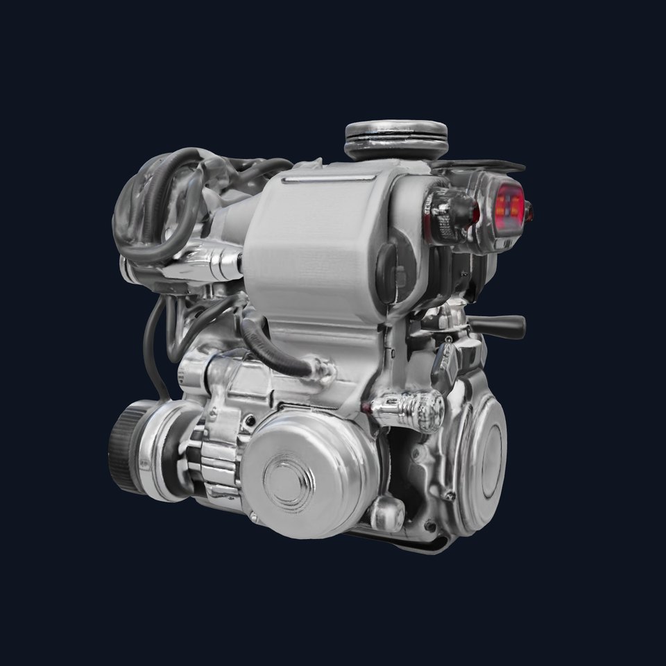 Futuristic Engine Model Pack with Detailed Components