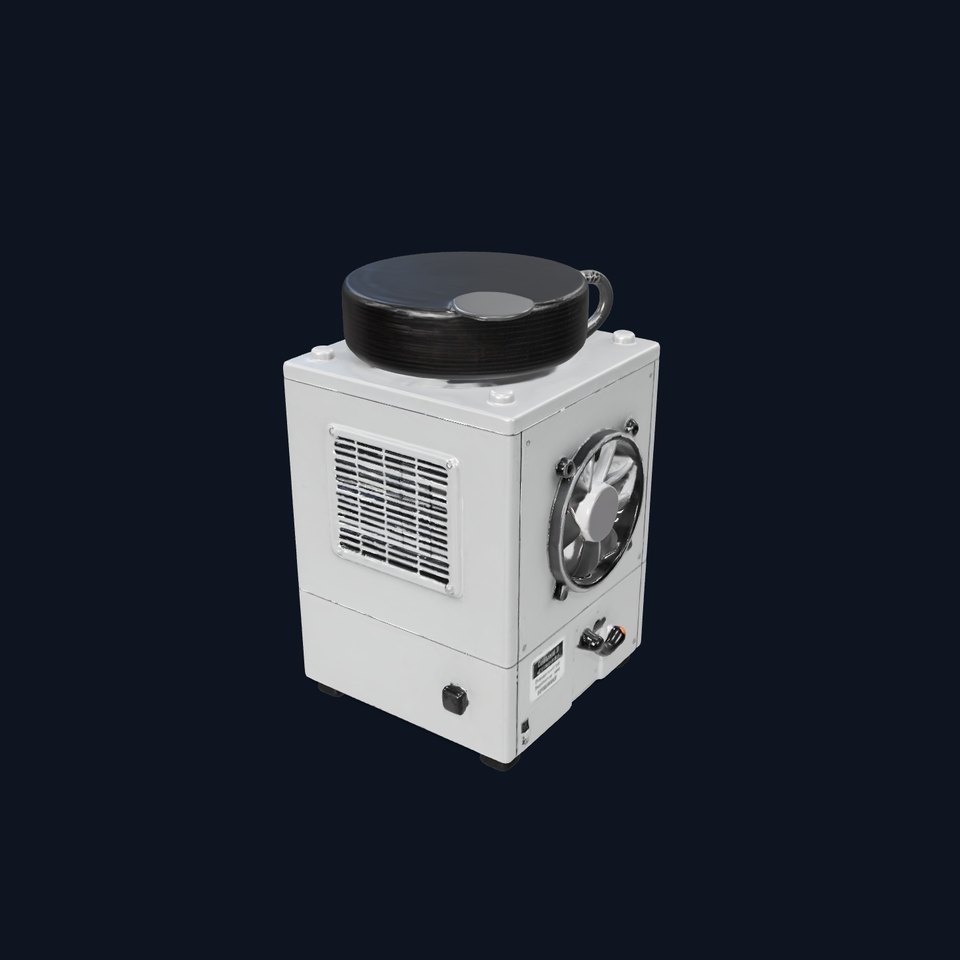 Industrial Cooling Fan Unit Model Pack viewer poster
