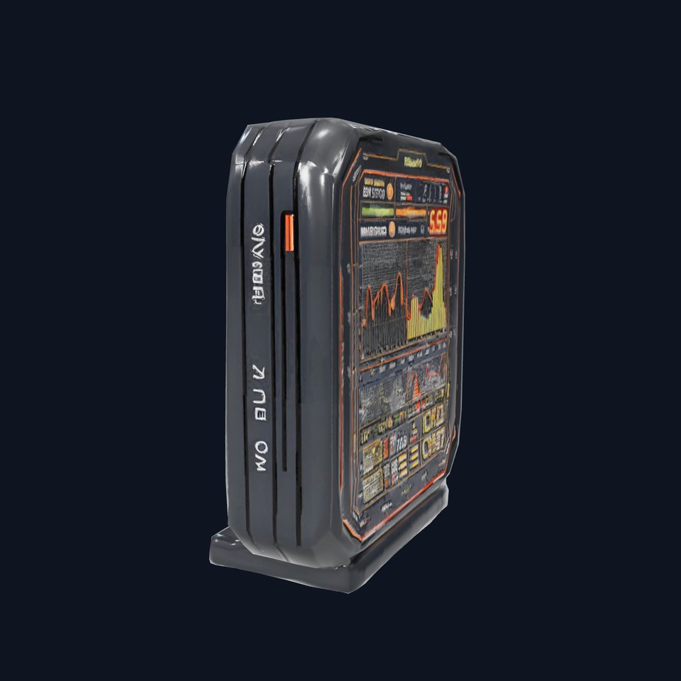 Futuristic Digital Display model pack with Graphical Interface