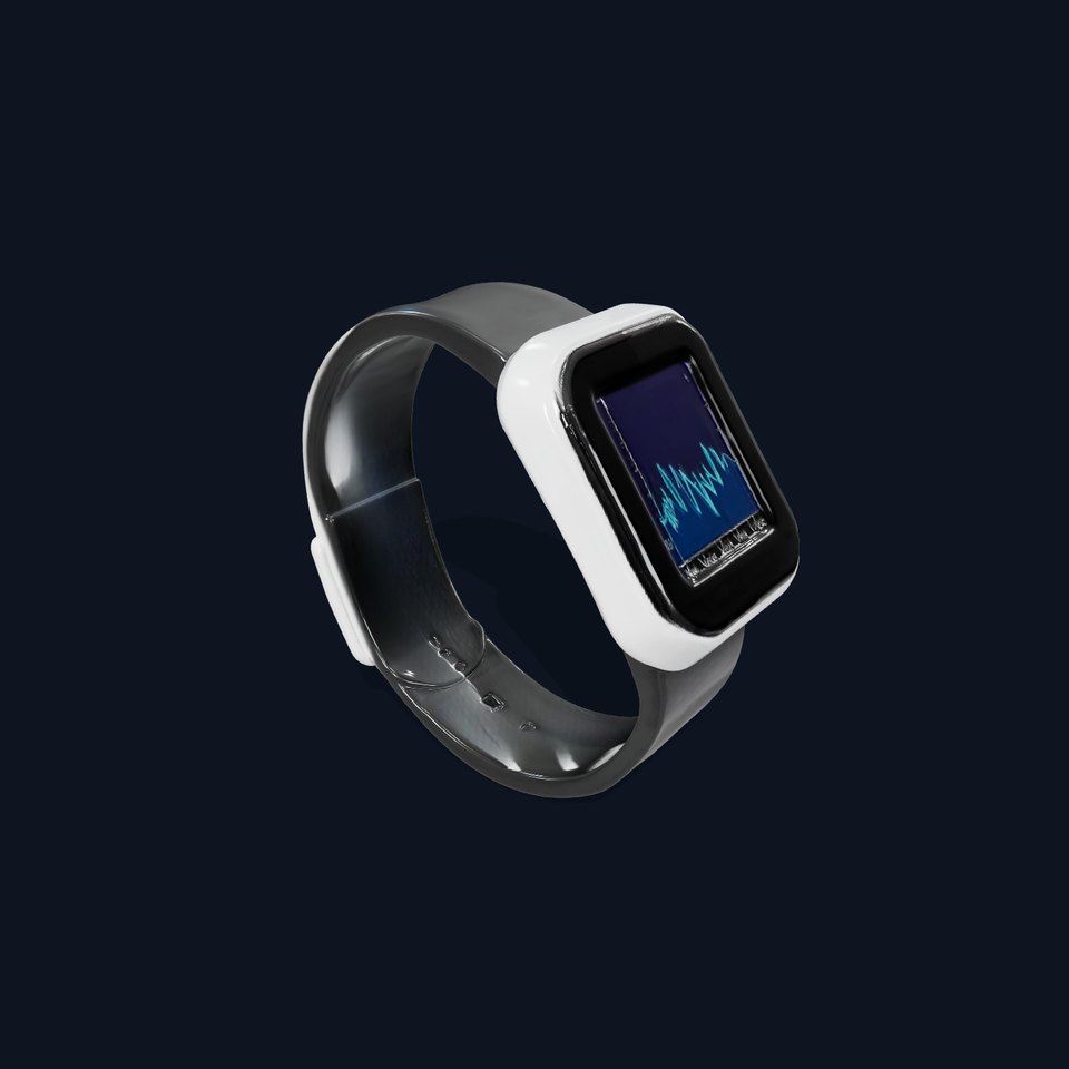 Smartwatch with Dynamic Display Model Pack
