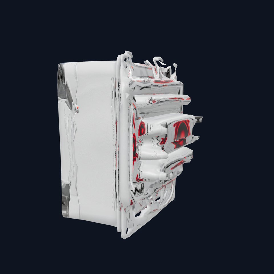 Futuristic Device Model Pack with Red Light Feature