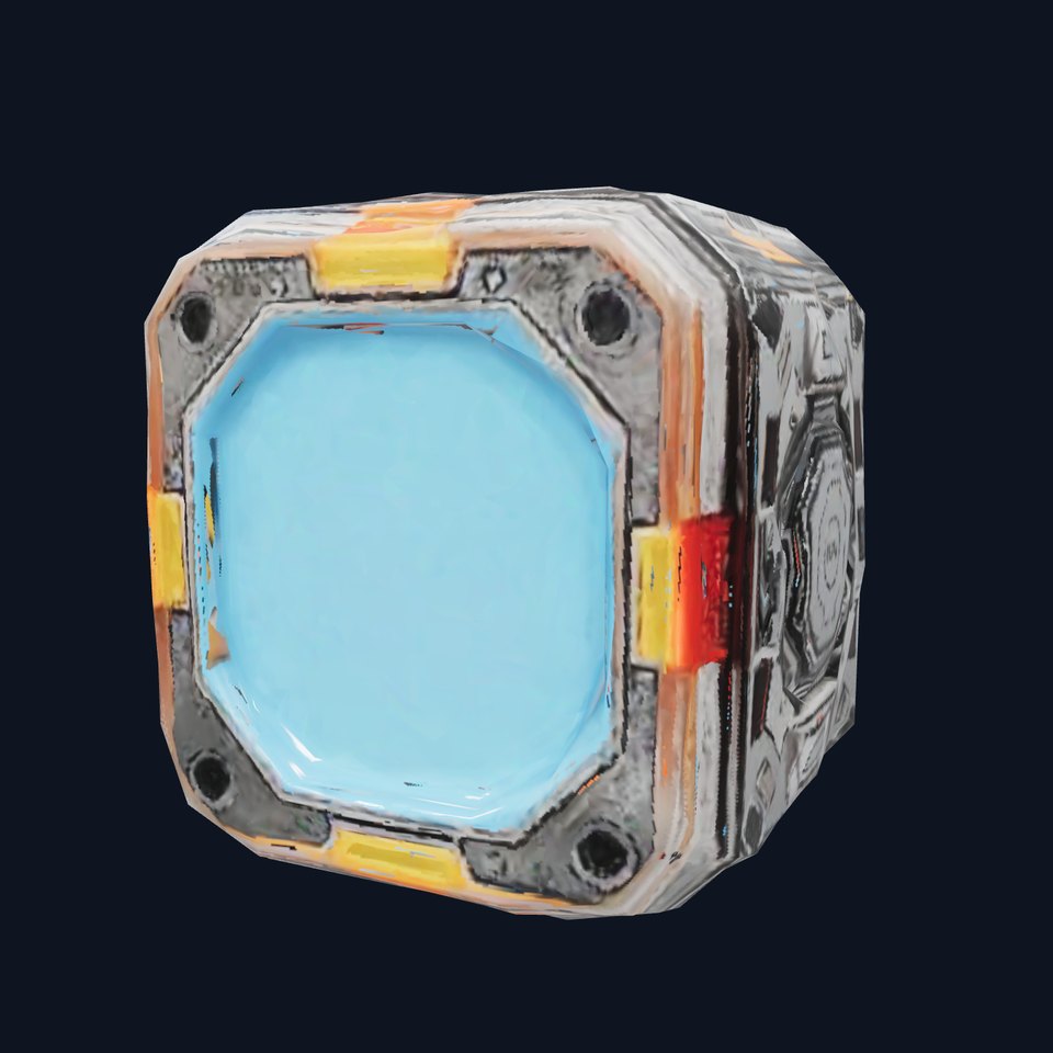 Futuristic SciFi Cargo Box model pack