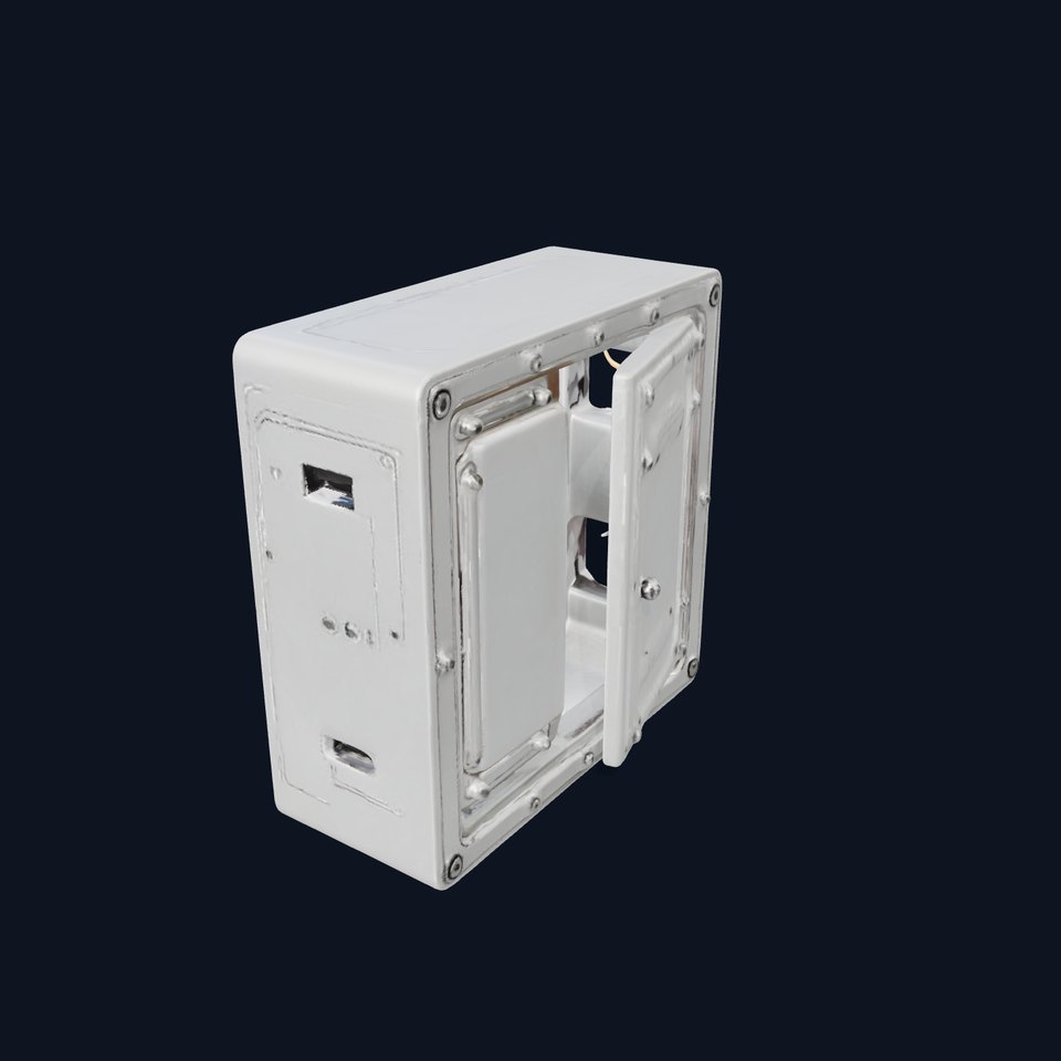 Industrial Retro Electrical Panel model pack