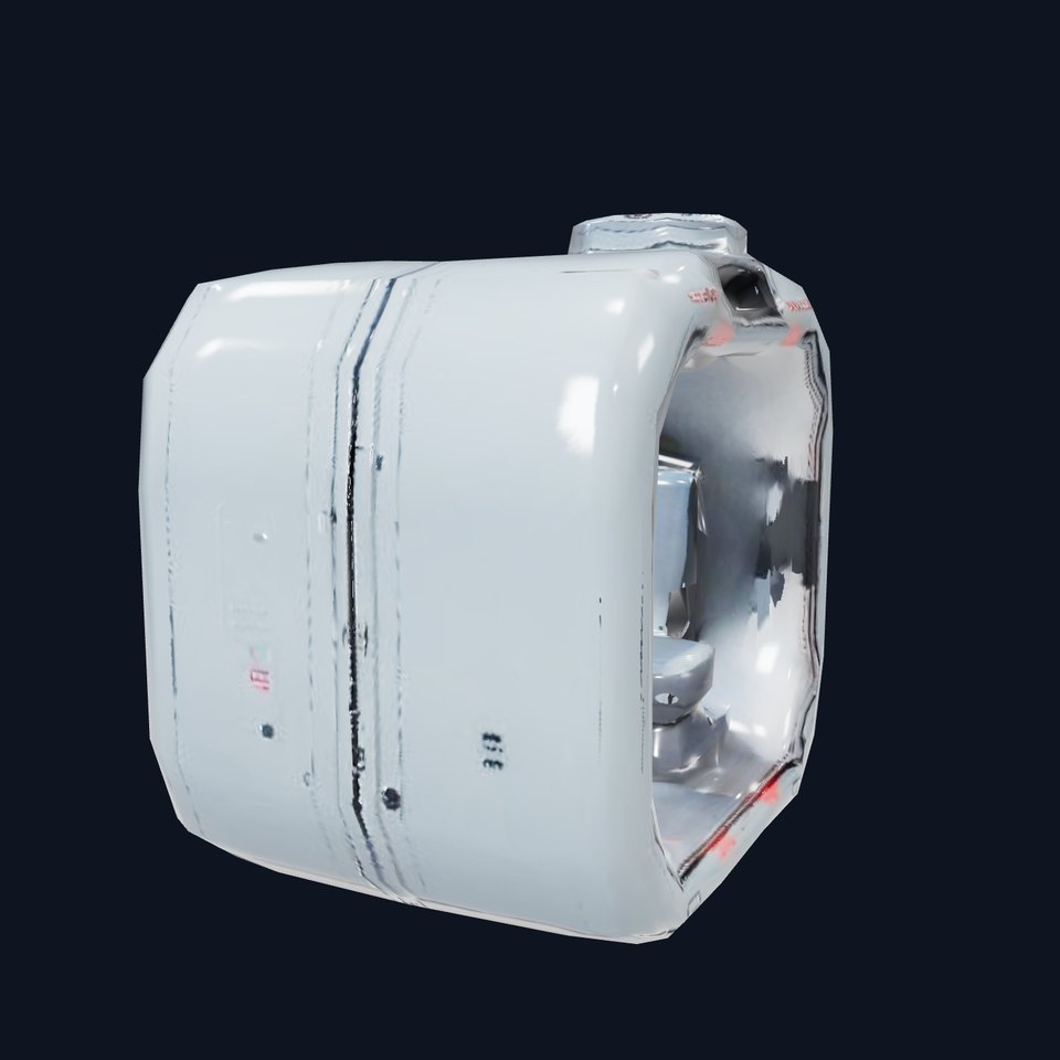 Futuristic SciFi Pod model pack