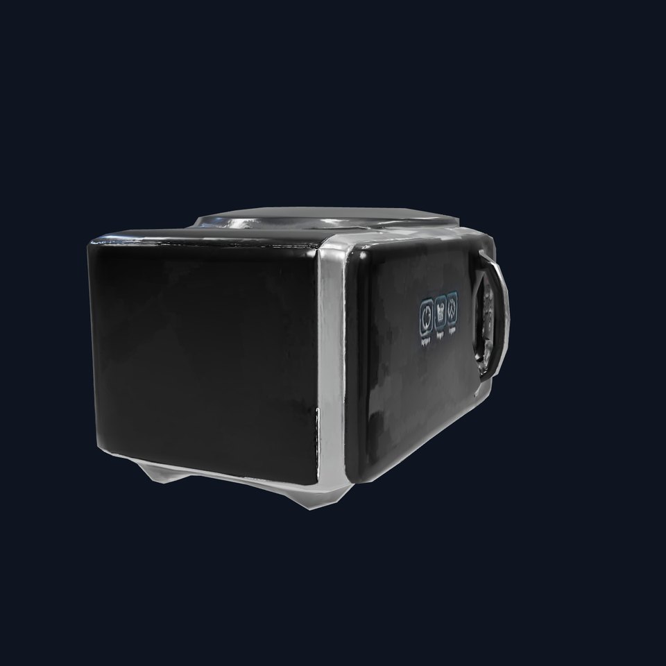 Sleek Modern Microwave Model Pack