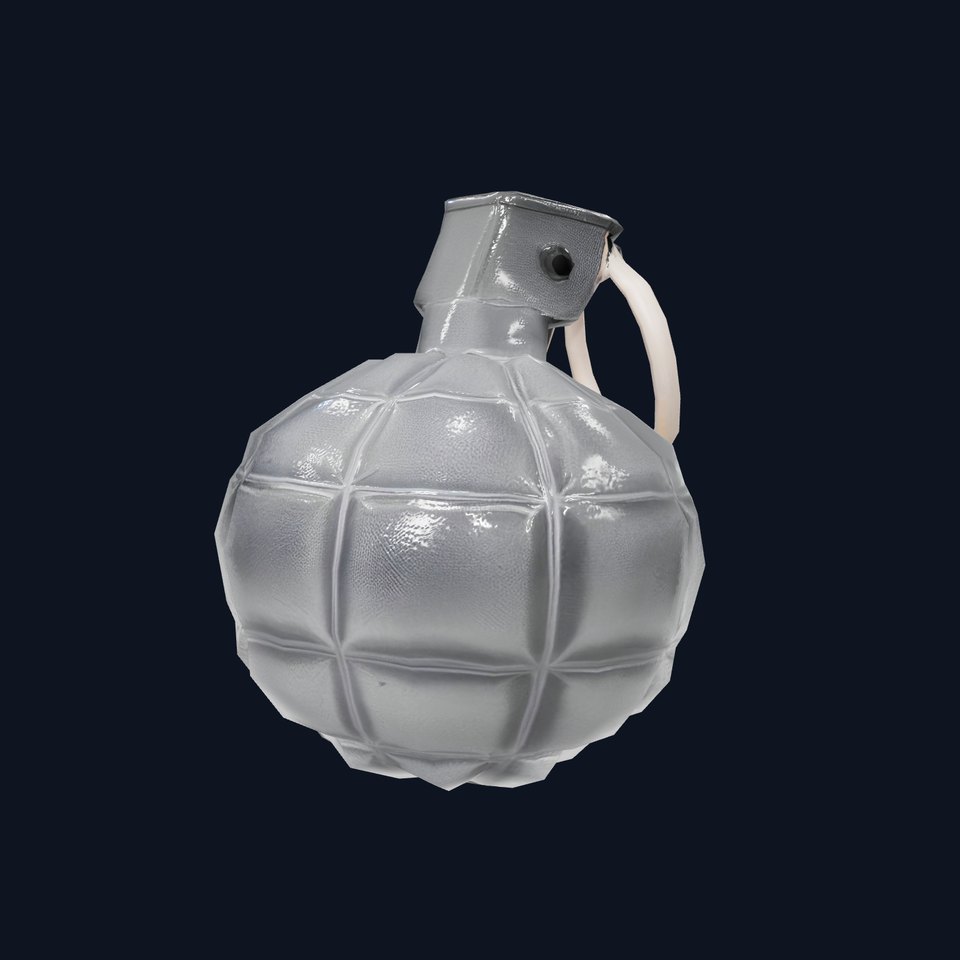 Grenade model pack with detailed texture and design