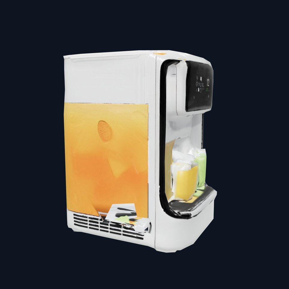 Modern Juice Dispenser model pack with Touchscreen Interface
