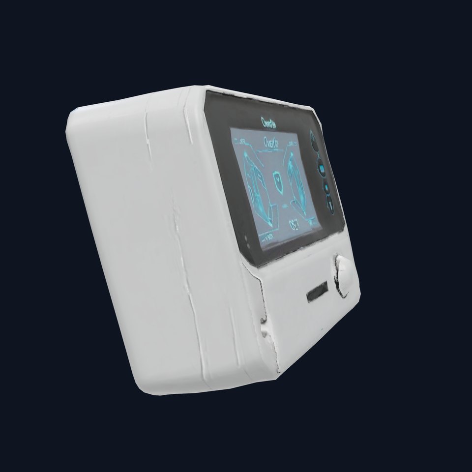 Futuristic Control Panel Model Pack