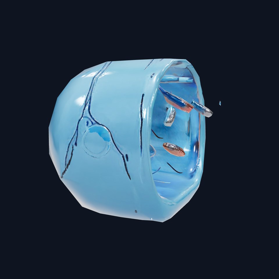 Retro Futuristic Light Installation Model Pack