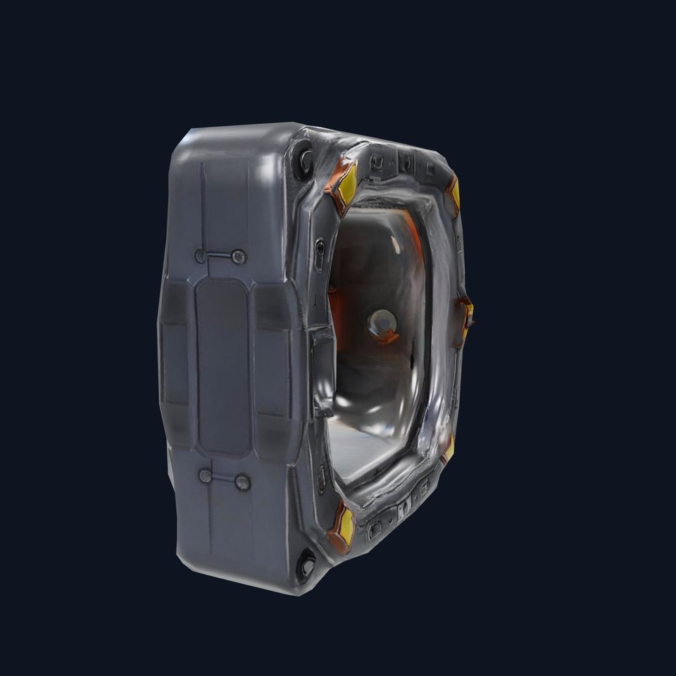 Futuristic SciFi Door Model Pack with Illuminated Details