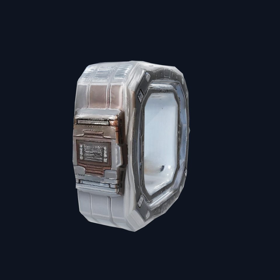 Futuristic SciFi Portal model pack with LED Accents