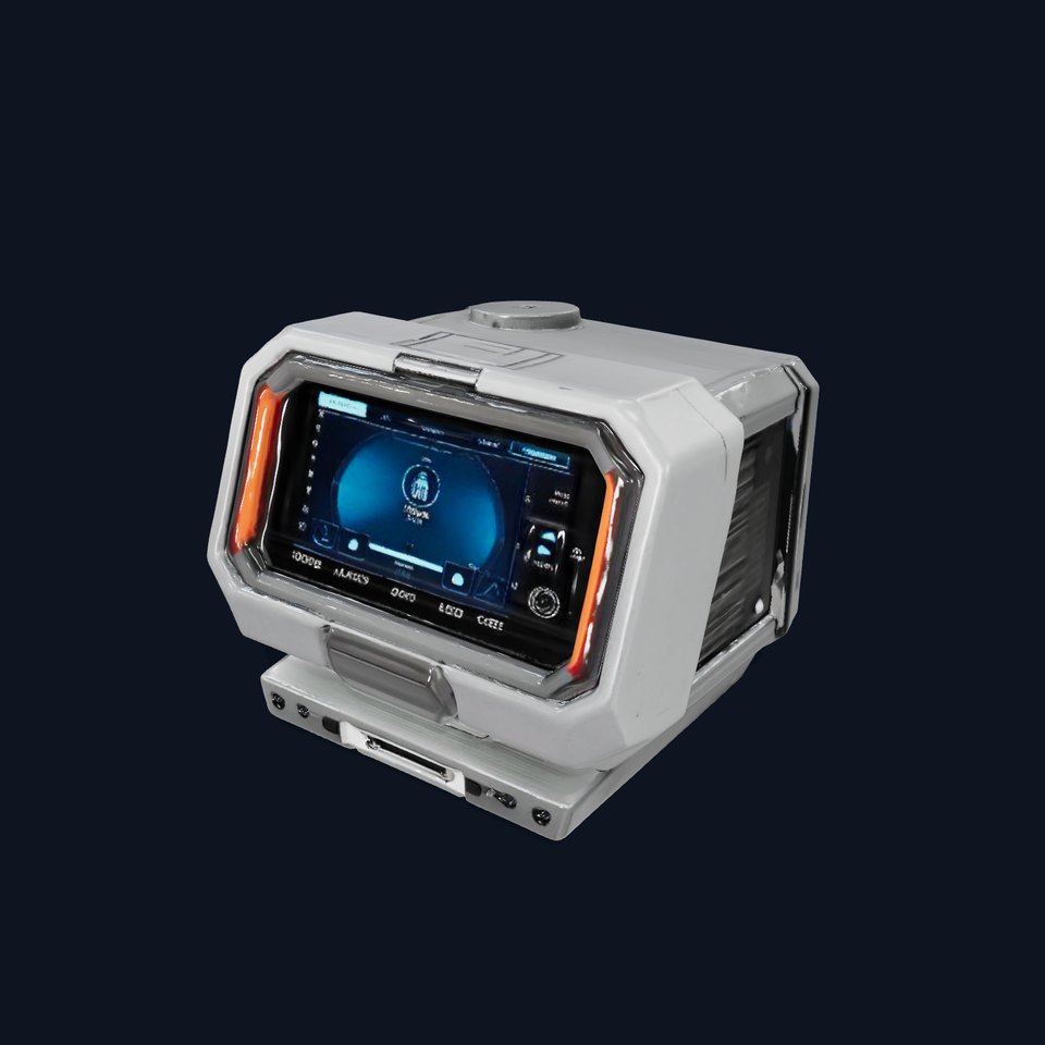 Futuristic Device Console model pack viewer poster