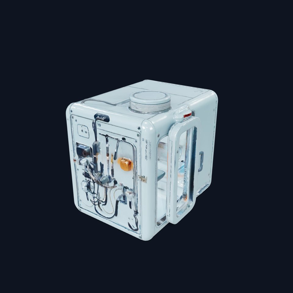 Industrial SciFi Control Room model pack