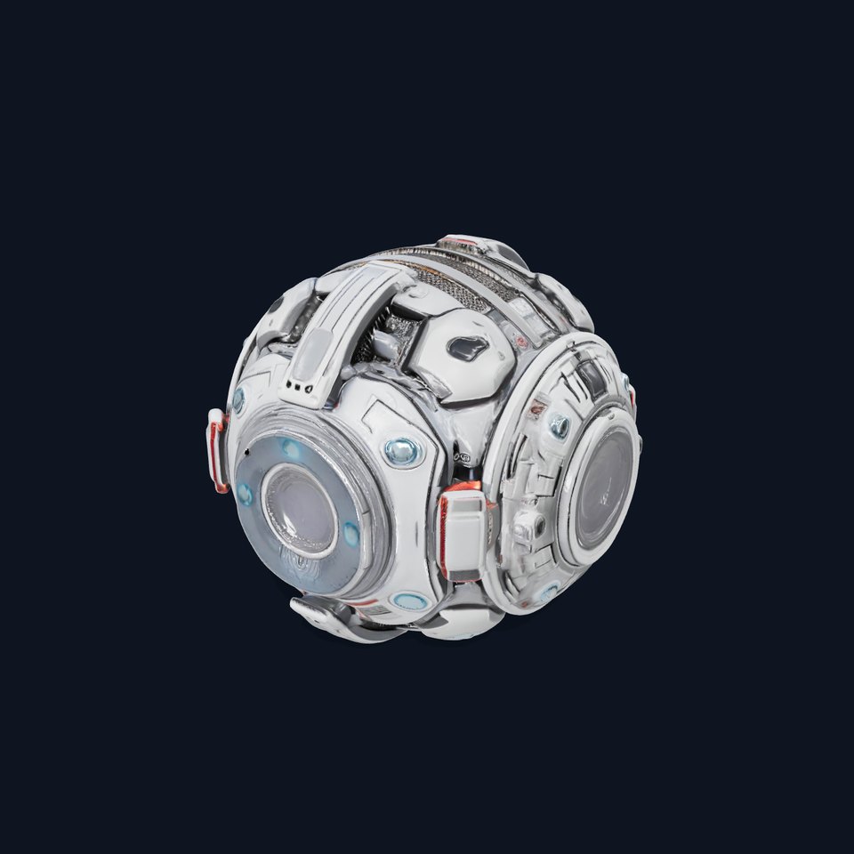 Futuristic Camera Sphere Model Pack