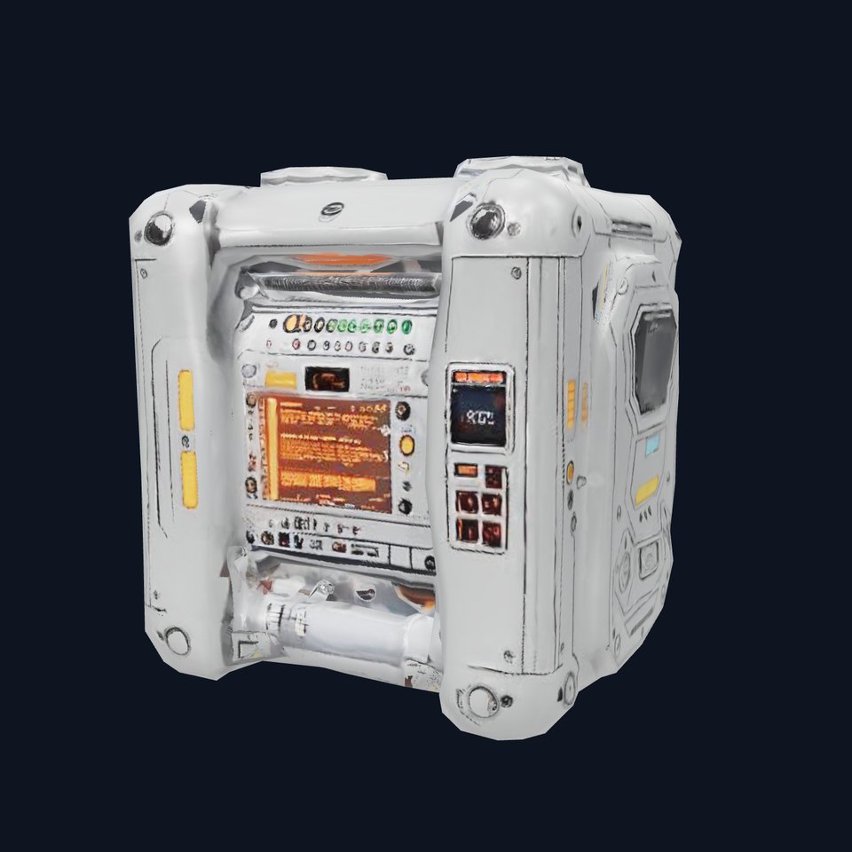 Futuristic Control Console model pack